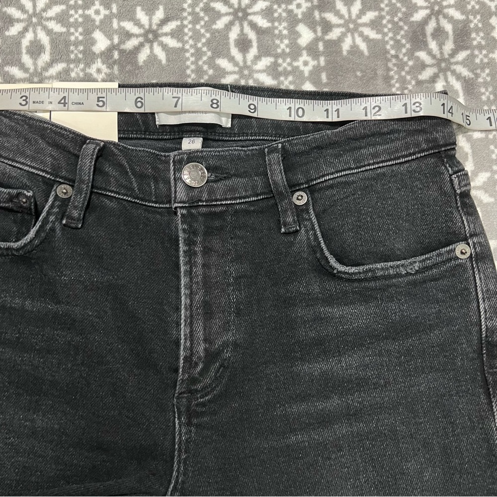 NWT AGOLDE Sophie Mid Rise Distressed Ankle Skinny Jeans Trademark 26‎ - Picture 11 of 12